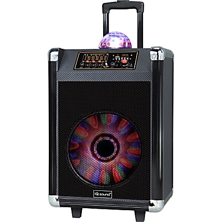 Supersonic 30 W RMS Portable Bluetooth® Speaker System, Black
