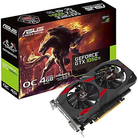 Asus Cerberus CERBERUS GTX1050TI O4G GeForce GTX 1050 Ti Graphic