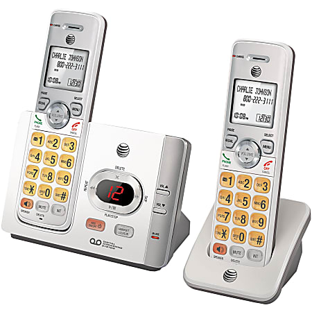 AT T DECT 6.0 Cordless Answering System With Caller IDCall Waiting ...