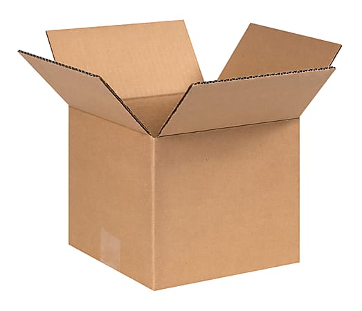 Partners Brand Corrugated Boxes, 8"L x 8"W x 7"H, Kraft, Pack Of 25