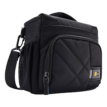 Case Logic Carrying Case for Camera, Memory Card, Lens, Camera Flash, Accessories - Black