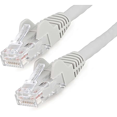 StarTech.com 10ft LSZH CAT6 Ethernet Cable - Gray Snagless Patch Cord - First End: 1x RJ-45 Male Network - N6LPATCH10GR
