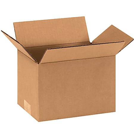 Partners Brand Corrugated Boxes, 9" x 6" x 6", Kraft, Pack Of 25