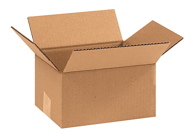 Partners Brand Corrugated Boxes, 9"L x 7"W x 5"H, Kraft, Pack Of 25