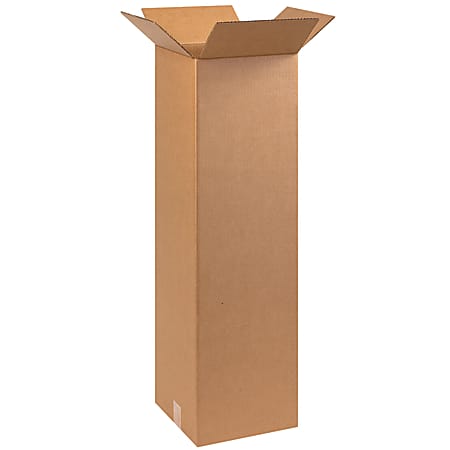 Partners Brand Tall Boxes, 10" x 10" x 36", Kraft, Pack Of 25