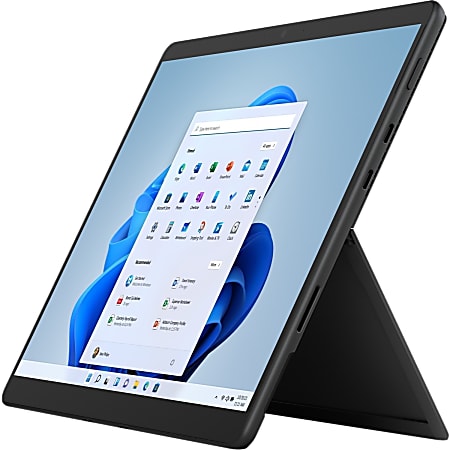 Microsoft Surface Pro 8 Tablet - 13" - Core i5 - 8 GB RAM - 256 GB SSD - Windows 11 - Graphite - 2880 x 1920 - PixelSense Display - 5 Megapixel Front Camera - 16 Hours Maximum Battery Run Time