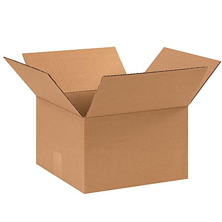 Partners Brand Corrugated Boxes, 11" x 11" x 7", Kraft, Pack Of 25