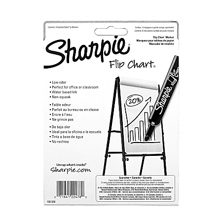 Sharpie Flip Chart Markers Assorted Pack Of 8 - Office Depot