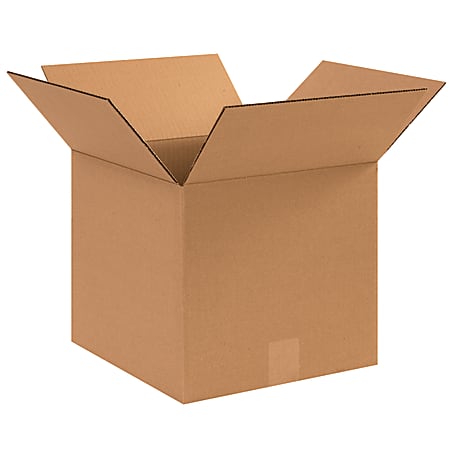 Partners Brand Corrugated Boxes, 12"L x 12"W x 11"H, Kraft, Pack Of 25