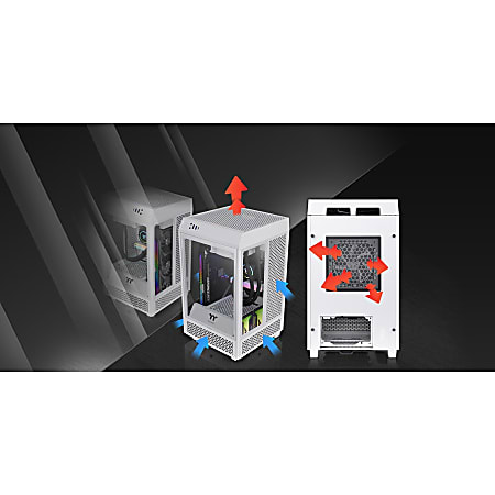 Thermaltake The Tower 100 Snow Mini Chassis Mini tower Snow