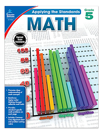 Carson-Dellosa™ Applying The Standards Math Workbooks, Grade 5