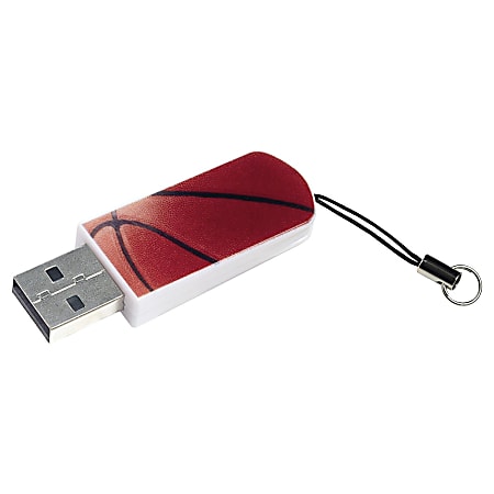 Verbatim 16GB Mini USB Flash Drive, Sports Edition - Basketball