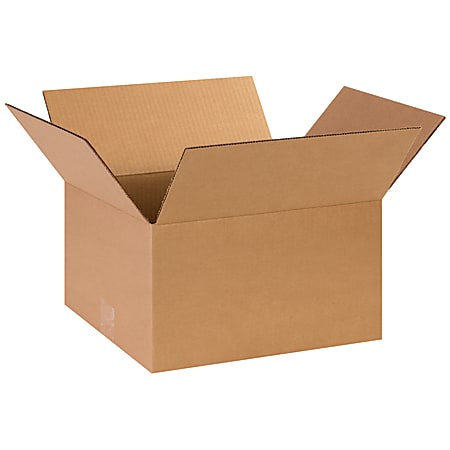 Partners Brand Corrugated Boxes, 14" x 12" x 8", Kraft, Pack Of 25
