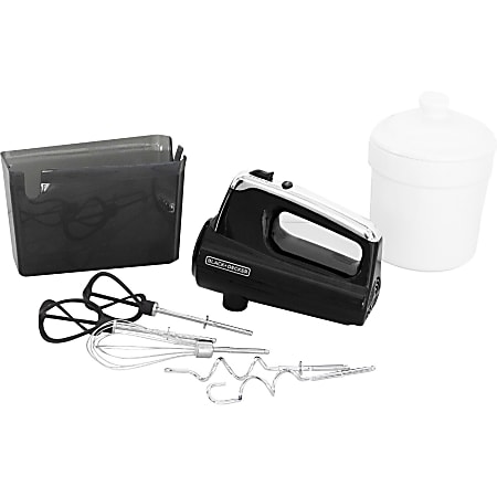 Black & Decker Helix Performance Premium Hand Mixer, Black - 250 W - Black