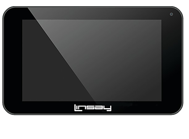 LINSAY F-7HD Quad-Core Dual Cam Tablet, 7" Screen, 512MB Memory, 8GB Storage, Android 4.4 KitKat