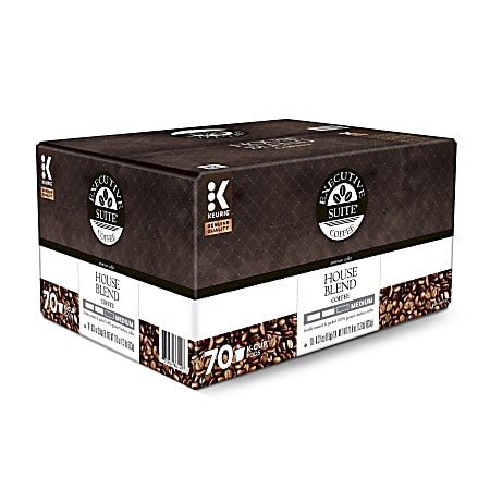 Executive Suite® Coffee Single-Serve Coffee K-Cup® Pods, House Blend, Carton Of 70