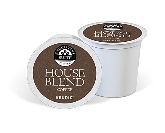 Executive Suite Coffee Single Serve Coffee K Cup Pods House Blend Carton Of  70 - Office Depot