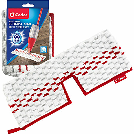 O-Cedar ProMist MAX Microfiber Spray Mop Pad - MicroFiber - White - 1 O-Cedar ProMist MAX Microfiber Spray Mop Pad - MicroFiber - White - 1