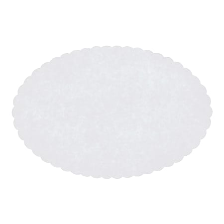 Hoffmaster Oval Wastebasket Liners, 7" x 9-1/2", White, Pack Of 2,000