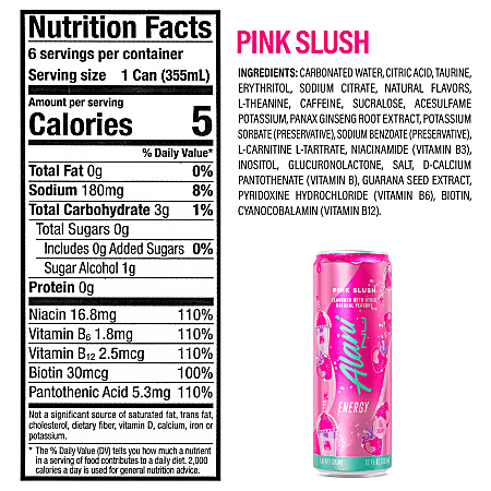 Alani Nu Energy Sweet Splash Variety Pack 12 Oz Pack Of 18 Drinks