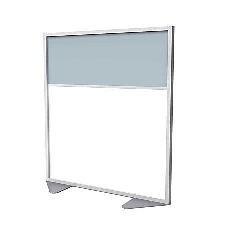 Ghent Floor Partition With Aluminum Frame, 53-7/8"H x