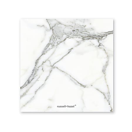Russell & Hazel Memo Sticky Notes, 4" x 4", Marble, 50 Notes Per Pad, Pack Of 3 Pads