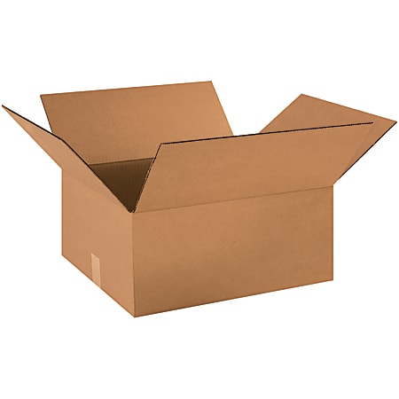 Partners Brand Corrugated Boxes, 18" x 16" x 8", Kraft, Pack Of 25
