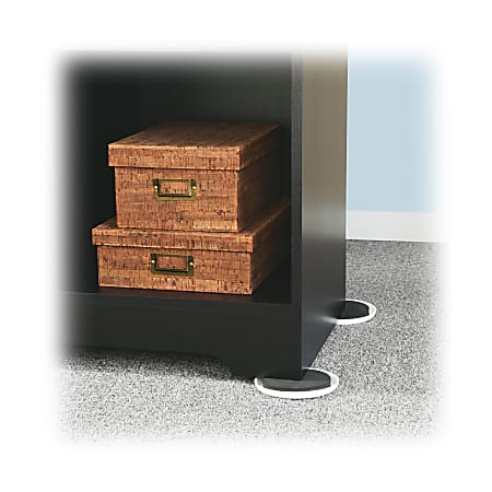 Realspace® Furniture Sliders For Oversized Furniture, 4 3/4", Pack Of 8