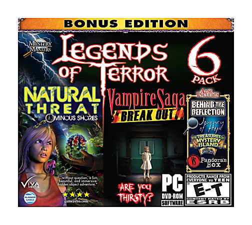 Viva/Encore™ Legends Of Terror, For PC, Traditional Disc