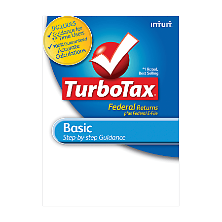 TurboTax® Basic Federal + E-File 2011, For PC/Mac, Traditional Disc