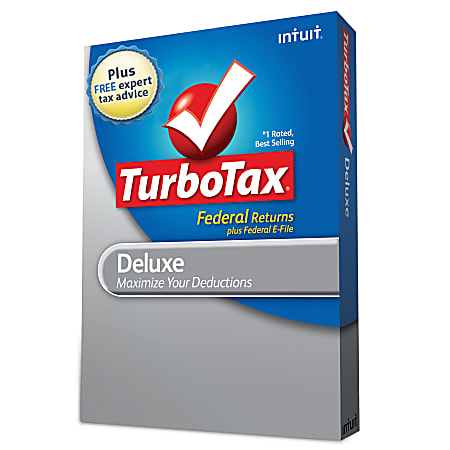 TurboTax® Deluxe Federal + E-File 2011, For PC/Mac, Traditional Disc