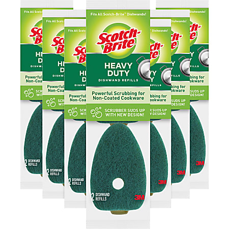 Scotch-Brite Heavy Duty Dishwand Refills, Keep Your Hands Out of