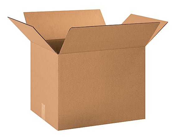 Partners Brand Corrugated Boxes, 20" x 15" x 15", Kraft, Pack Of 20