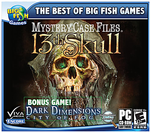Viva/Encore Mystery Case Files: 13th Skull, For PC, Traditional Disc