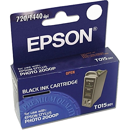 Epson® T015 (T015201) Black Ink Cartridge
