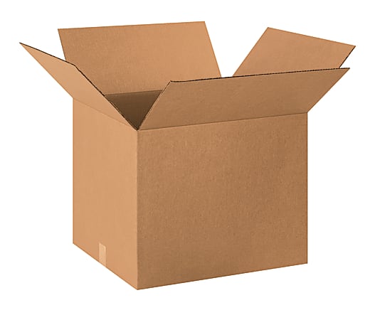 Partners Brand Corrugated Boxes, 20" x 18" x 16", Kraft, Pack Of 10