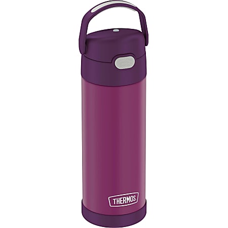 Thermos FUNtainer Water Bottle 16Oz 16 fl oz Red Violet Stainless Steel -  ODP Business Solutions