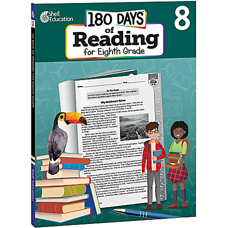 Shell Education 180 Days Of Reading 2nd Edition, Grade 8