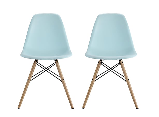 Dhp mid century modern molded arm chair with wood leg new arrivals