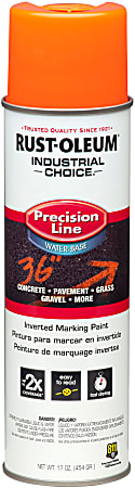 Rust Oleum Industrial Choice M1800 System Water Based Precision Line ...