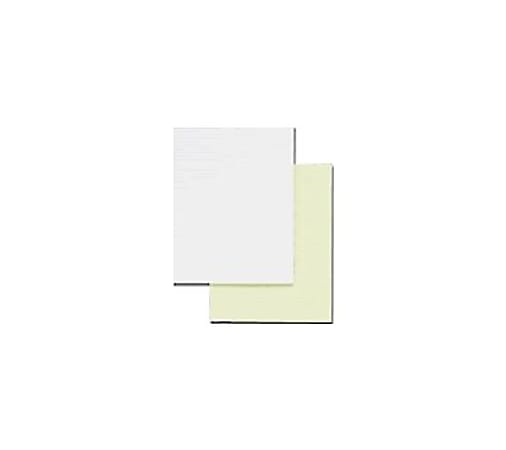 8.5 x 11 Inches, Glue Binding, Quad Ruled Double Sided Graph Paper