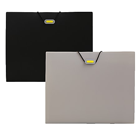 Office Depot® Brand Polypropylene 3-Pocket Folder, 18 5/8" x 11 7/16" Expansion, Letter Size, Assorted Colors