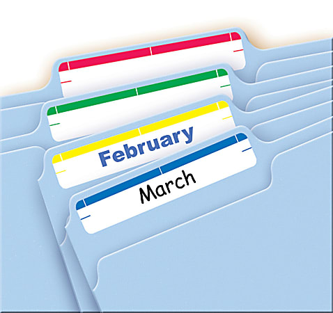 Avery® Removable File Folder Labels, 5235, 11/16