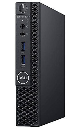 Dell™ Optiplex 3060 Micro Refurbished Desktop, Intel® Core™ i5, 16GB Memory, 256GB Solid State Drive, Windows® 10, RF610826