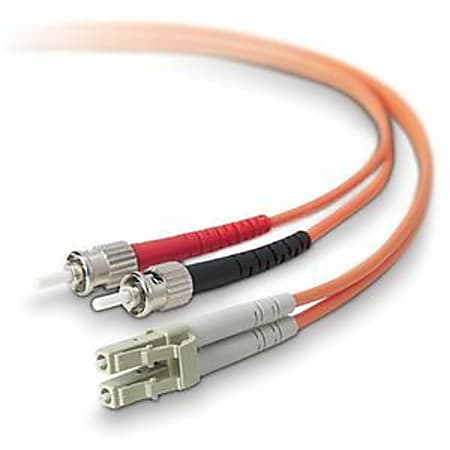 Belkin Duplex Fiber Optic Patch Cable - LC Male - ST Male - 49.21ft