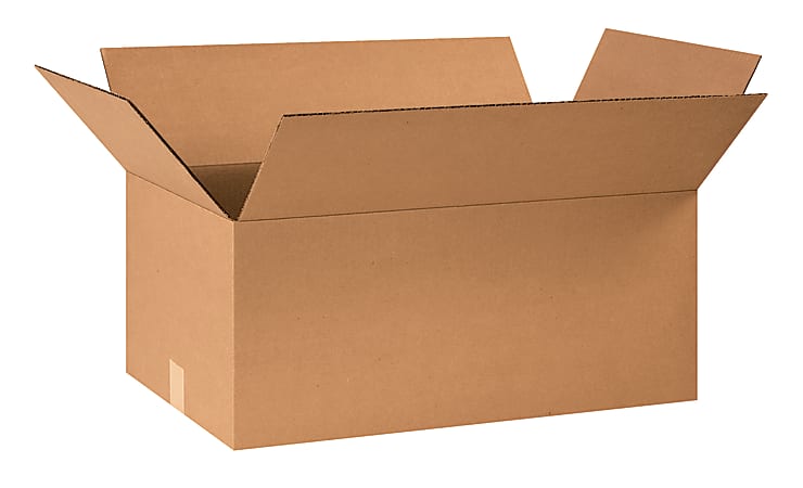 Partners Brand Corrugated Cartons, 24" x 14" x 10", Kraft, Pack Of 20