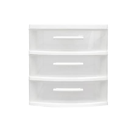 Inval 3-Drawer Storage Cabinet, 6-5/16" x 6-15/16",