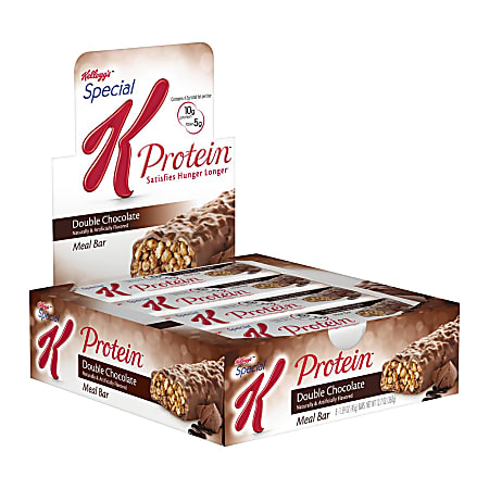 Special K Protein Meal Bar Double Chocolate, 1.59 oz, 8 Count, 2 Pack