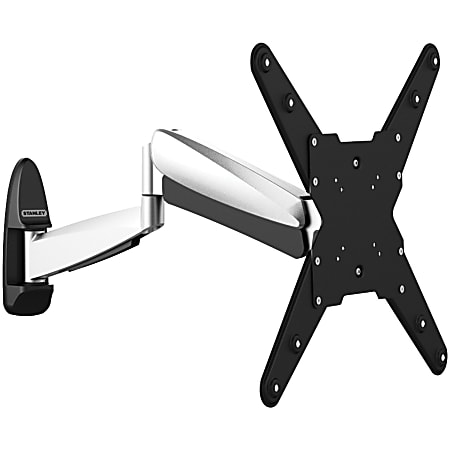 Stanley Interactive Full-Motion TV Mount For 32" to 55" TVs, 2.68"H x 15.75"W x 15.75"D, Black