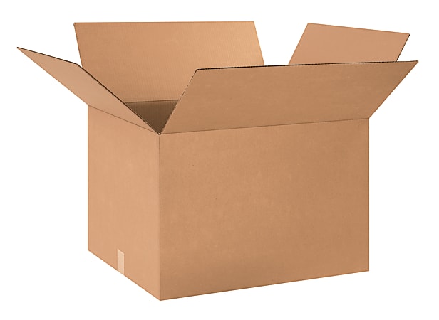 Partners Brand Corrugated Boxes, 24" x 20" x 16", Kraft, Pack Of 10